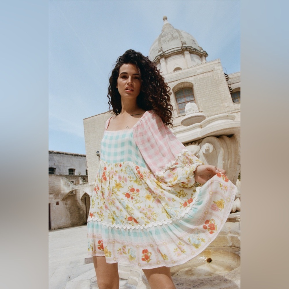 Spell Flora Tunic Patchwork Cottage core Dress